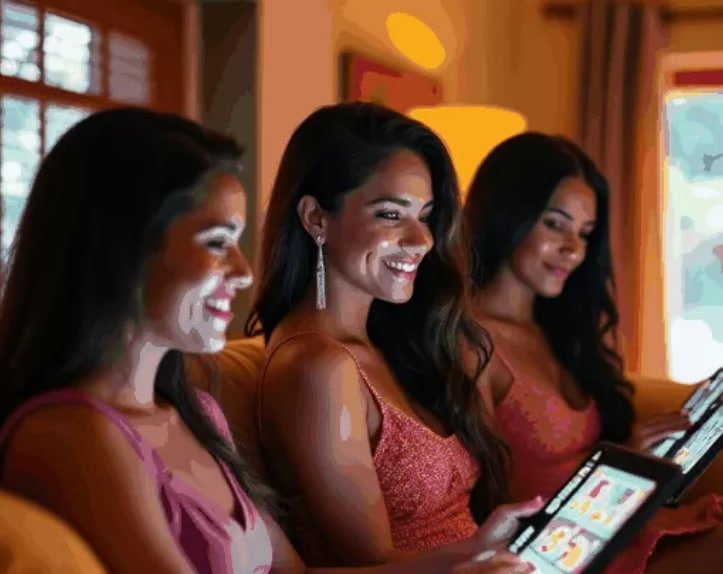 Mobile phone showing vipph gaming platform on a Philippine network